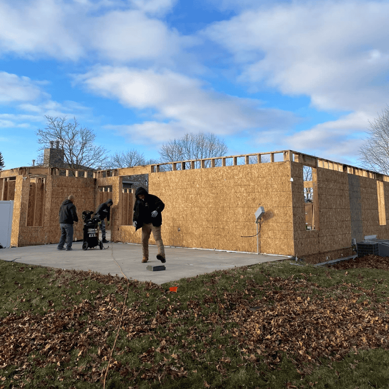 Construction of a home